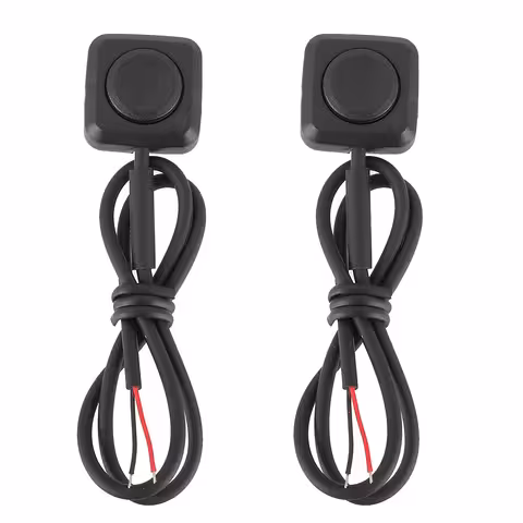 Zestaw 2 sztuk: przycisk auto/moto z powrotem 12V/24V – mini przycisk bez blokady