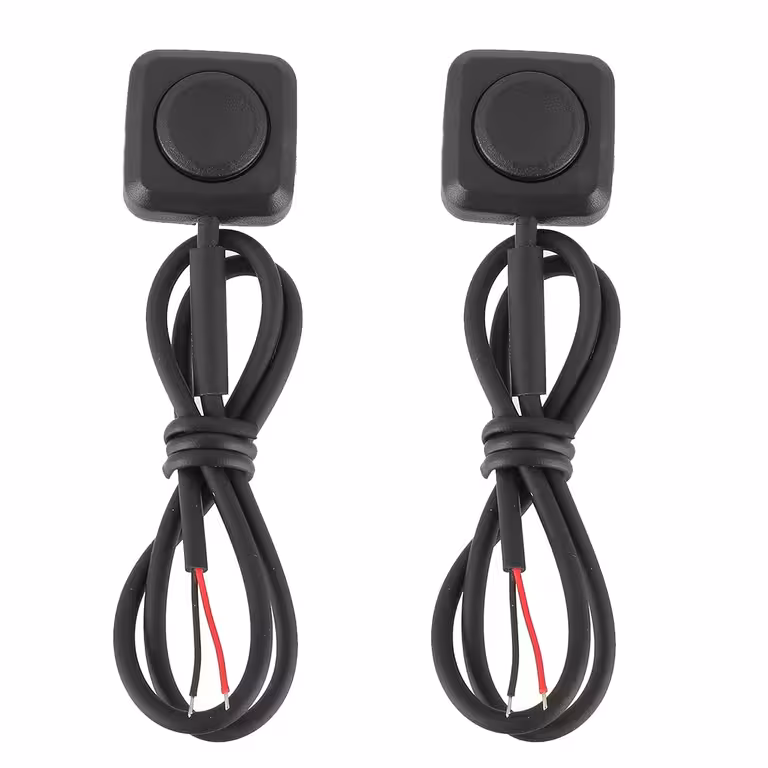 Zestaw 2 sztuk: przycisk auto/moto z powrotem 12V/24V – mini przycisk bez blokady