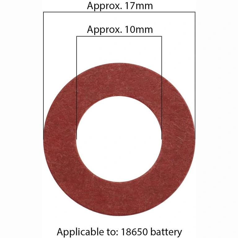 Dokładne wymiary 17,8x10,5x0,3 mm dla papieru izolacyjnego 18650