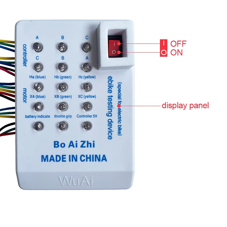 Dźwignia przyspieszenia podłączona do uniwersalnego testera