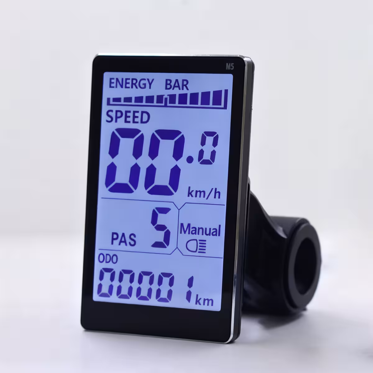 Boczny widok zestawu kontrolera i wyświetlacza M5 do roweru elektrycznego 500W–1000W