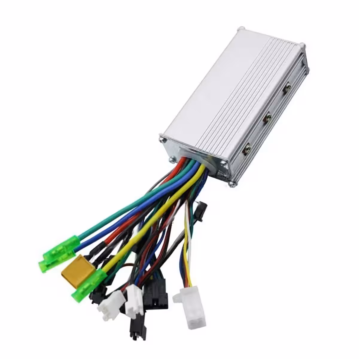 Połączenia i przewody zestawu kontrolera M5 do roweru elektrycznego